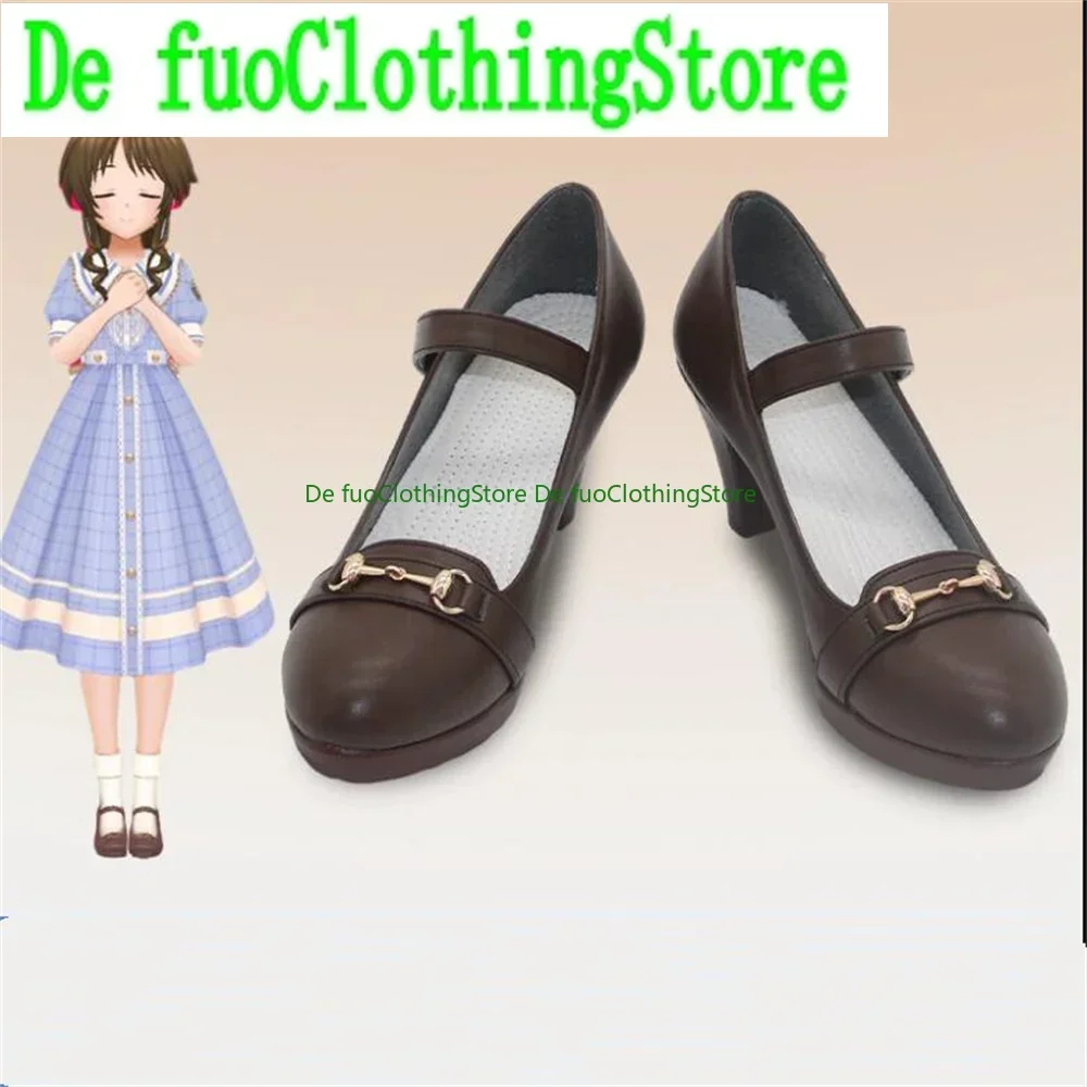

Takamori Aiko THE IDOLM@STER Cosplay Shoes Boots Game Anime Halloween Christmas DefuoClothing Shoes Store