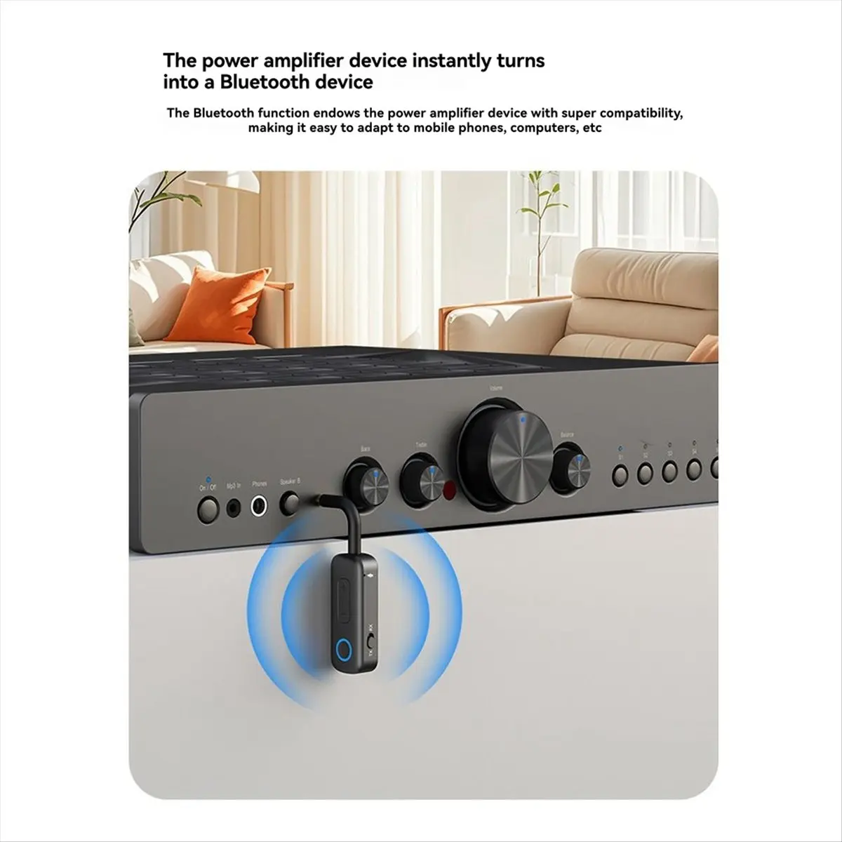 Sells well Bluetooth 5.4 Transmitter Receiver Wireless Car Aux 2-in-1 Adapter TV Audio Wireless Bluetooth Receiver Transmitter