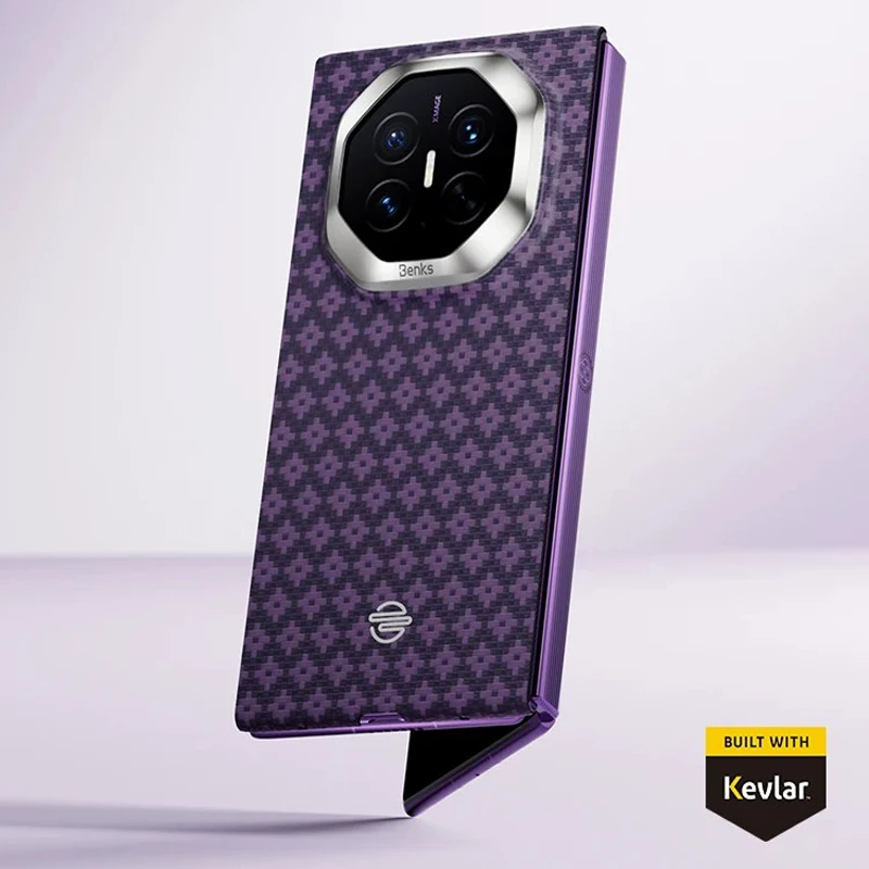 Original Benks Kevlar Series For Huawei Maxt XT Case,ONLY Back Cover, Woven Aramid Fiber Magnetic for Huawei Fold Phone Case