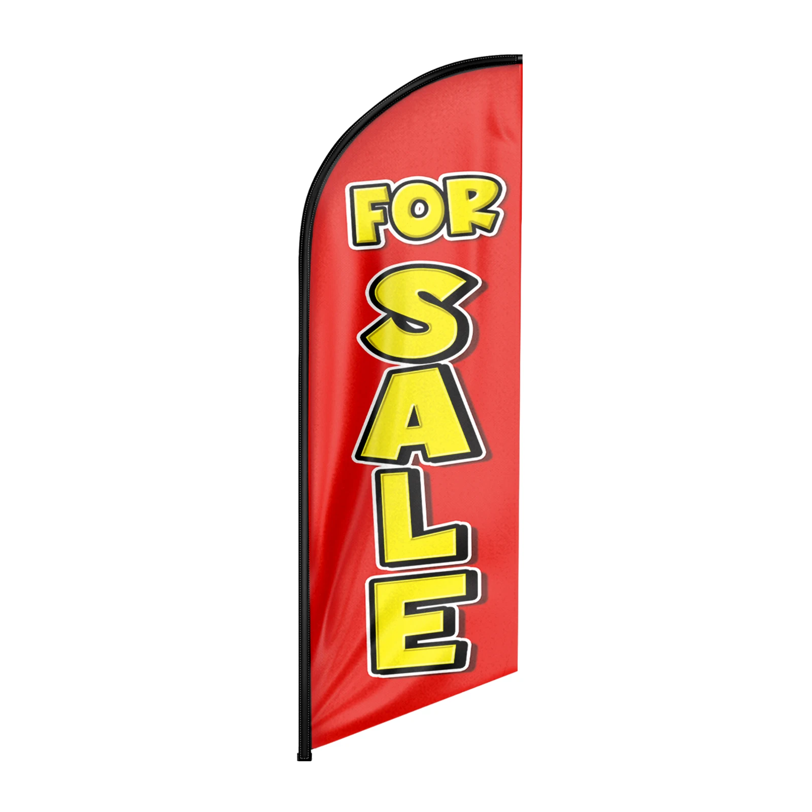 

FSFLAG 1PCS 8FT Sale2 Feather Flag with Pole Kit and Ground Spike Swooper Banner Decorations(No Pole)