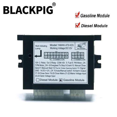 Imagen 2 del producto Módulo de Control HJ-ATS-KZQ ATS-KZQ HANJING ATS para caja de gabinete de Control de motor diésel, piezas de generador de gasolina