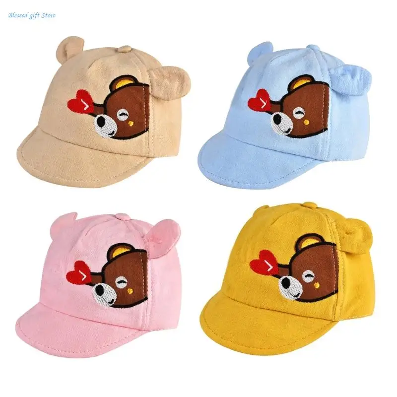 

Soft & Breathable Hat Infant Bucket Hat Lightweight Cotton Hat Kids Sun Hat Cartoon Pattern Child Hat Fashionable Hat