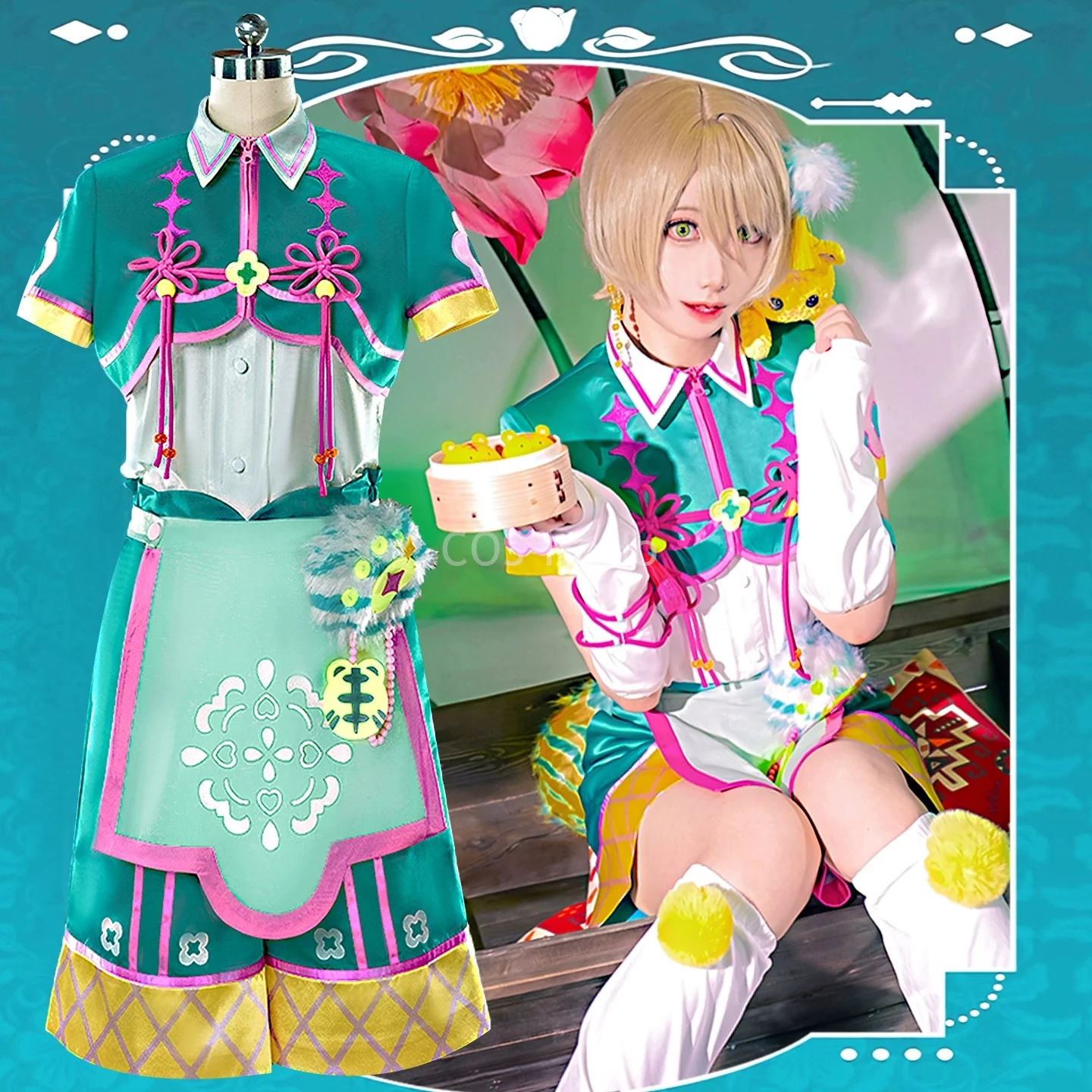 

COS-HoHo Ensemble Stars 2 All-Powerful ACE Shiratori Aira/Tenma Mitsuru/Harukawa Sora Game Suit Cosplay Costume Halloween Outfit