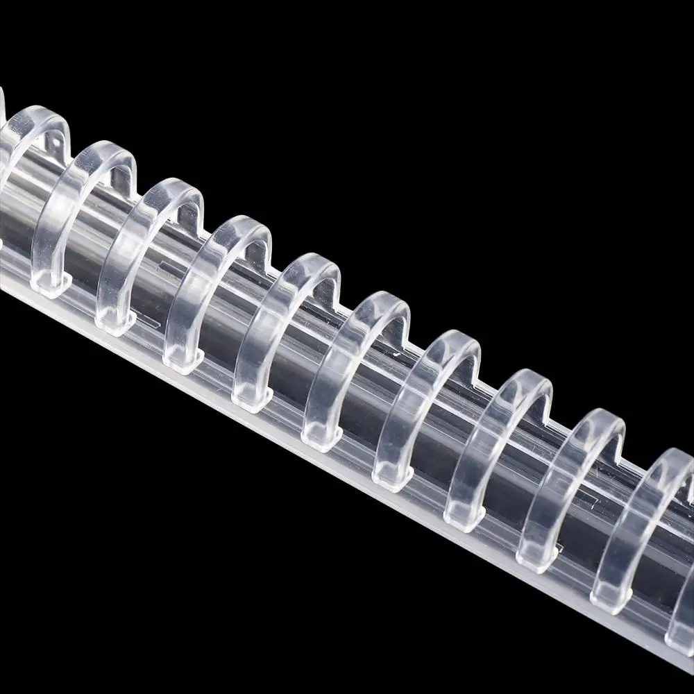 File Organizer Office Accessory Binding Spines Loose Leaf Book Binder Rings Binder Circle Ring Plastic Comb Bindings