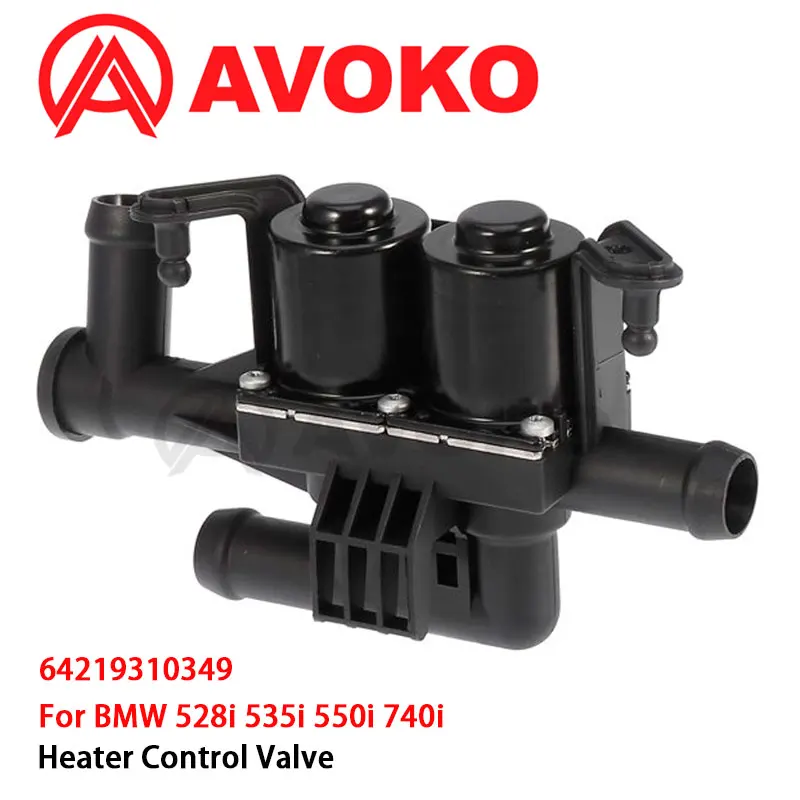 

Heater Control Valve Water Cooling Solenoid Valve 64119119164 For BMW 528i 535i 550i 740i 64114271156 64219310349 HACV