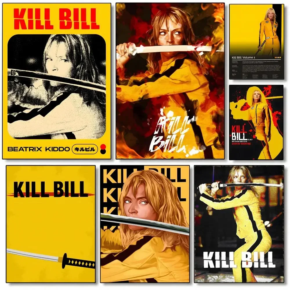 Movie K-Kill Bill Poster Poster High Quality Wall Art for Home Bedroom Living Hallway Perfect Gift