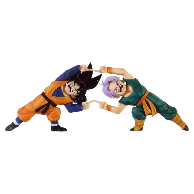 Dragon Ball Z Son Goten y Trunks Fusion Pose GK Estatua Super Fantasma Kamikaze Attack Anime Modelo Figura Coleccionable Regalo para F