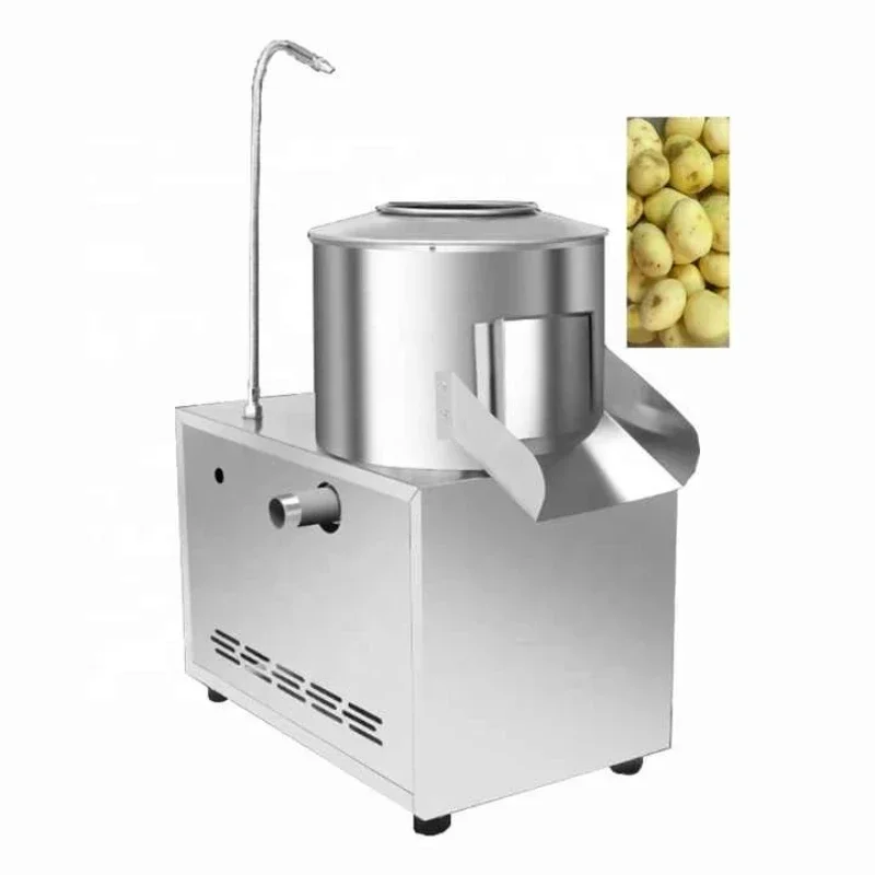 

240Kg/h electric potato peeling machine price ginger cassava potato peeling cleaning machine