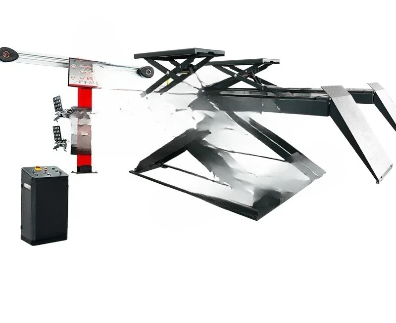Ultra-thin large scissor lift Car maintenance Child and mother lift