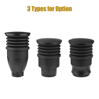A65T-Coffee Hopper Aluminum Alloy Single Dose Hopper With Silicone Bellow Replacement For Eureka Atom Coffee Grinder