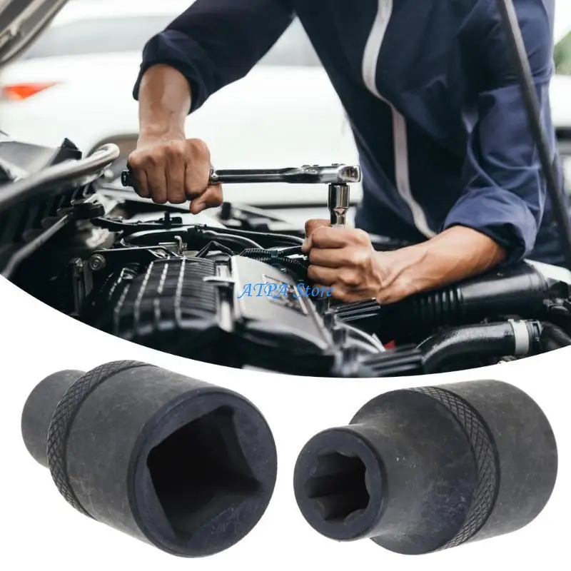 

U13C Battery Cover Removal Tool 1/2in Battery Housing Caps Removal Socket Tool Automotive Dismantling Socket Wrench