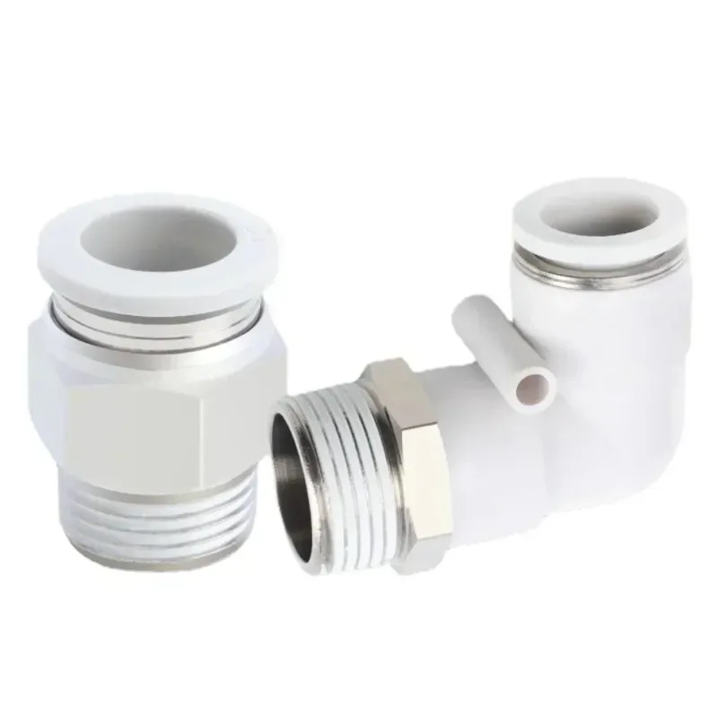 10Pcs PC PL Pneumatic Air Fitting Quickrelease Push To Connect Compressor 1/8 1/4 3/8 1/2