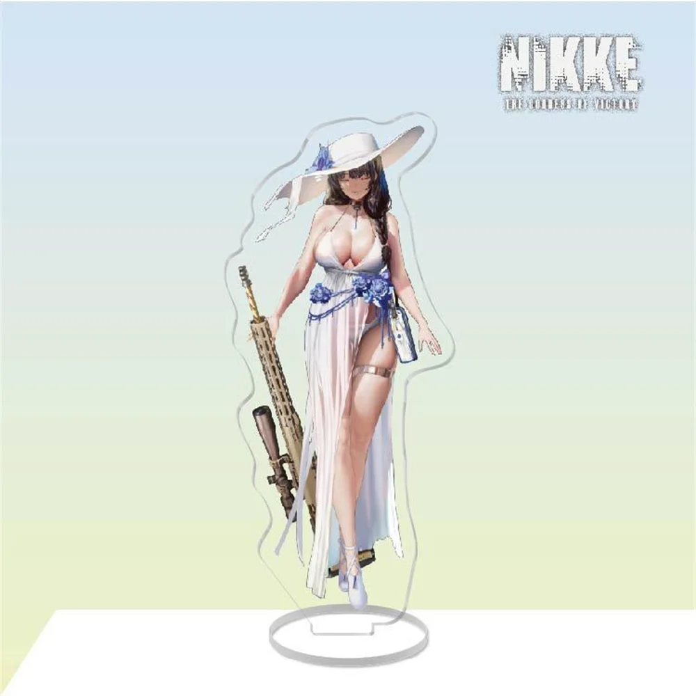 Anime NIKKE The Goddess of Victory Stand Acrylic Figure Emma Miranda Standing Model Plate Desktop Jewelry Firend Gift