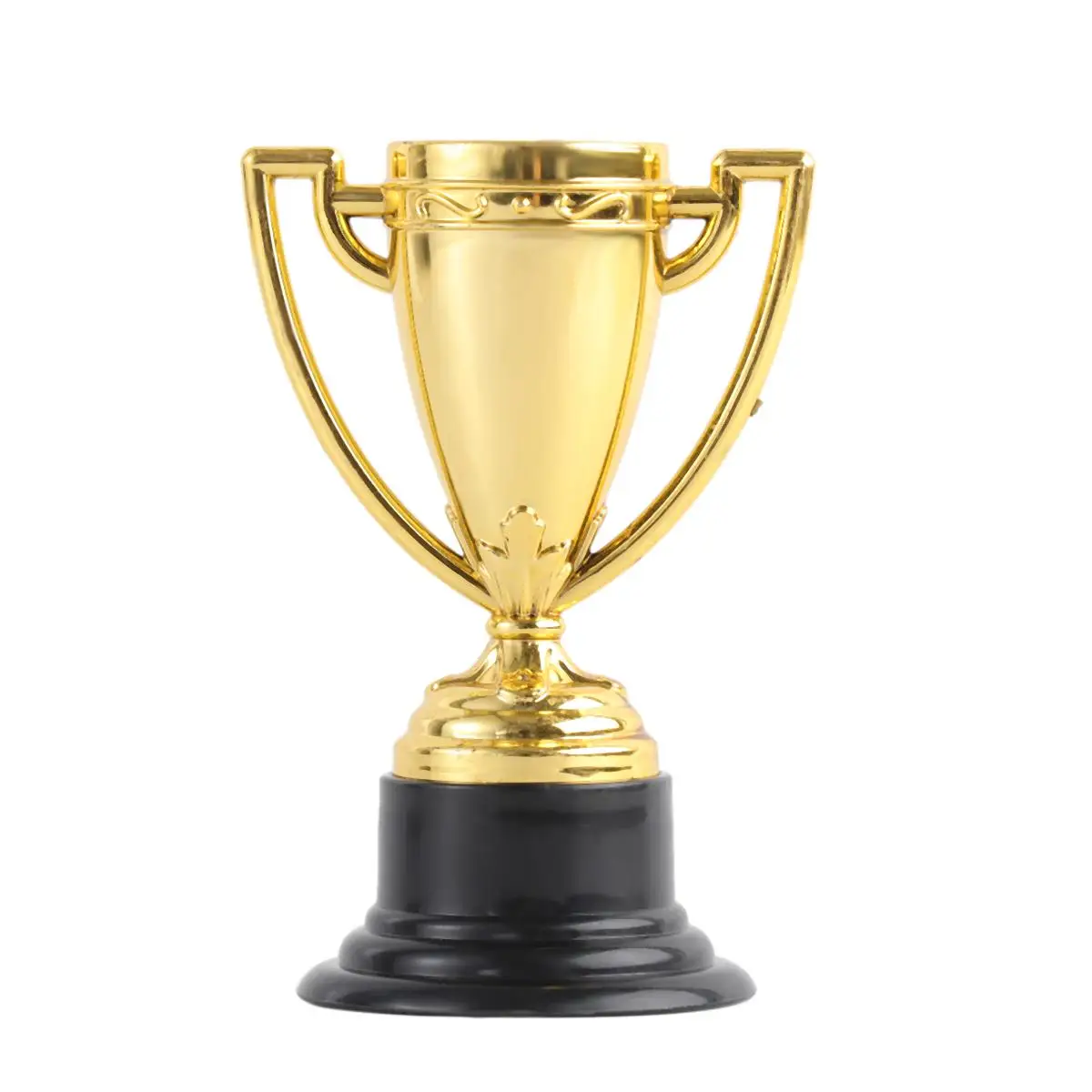 12 Pcs Plastic Trophy Toys Golden Cup Kids Party Game Prizes Classroom Rewards Sports Banquets Elementary School Gifts