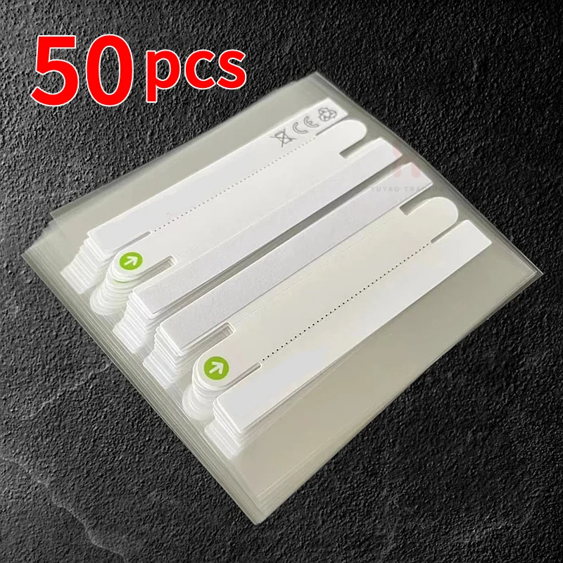 50PCS ใหม่โทรศัพท์แพคเกจกล่องกระดาษสติกเกอร์สําหรับ iPhone 15 14 16 PROMAX SE iWatch S7 S8 S9 Airpods 3 4 ด้านนอกบรรจุ Wrap Seal