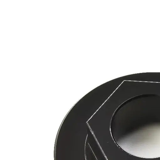 Chave de Anel de Bloqueio de Liga de Alumínio Preta para Remoção de Coroa Dianteira de Motores E-Bike E6100 E7000 E8000 - Ferramenta de Reparo de Bicicletas