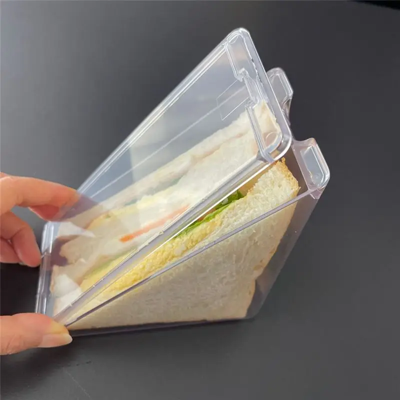 Triangle Sandwich Container Reusable Washable Sandwich Box Clear Sandwich Boxes Limited Time Offer