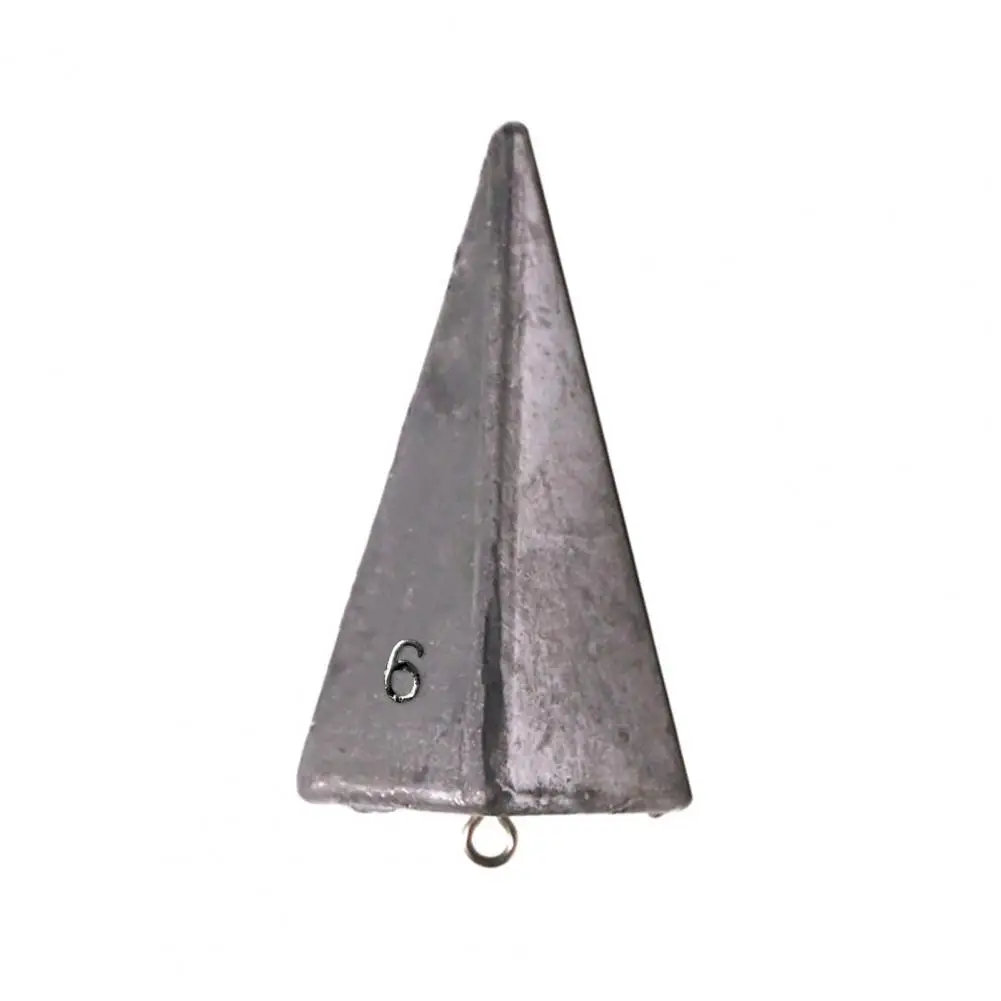 Surf Fishing Sinker Surf Fishing Triangular Pyramid Sinker Lead Weights Set 2/3/4/5/6oz Fishing Gear for Positioning for Sea