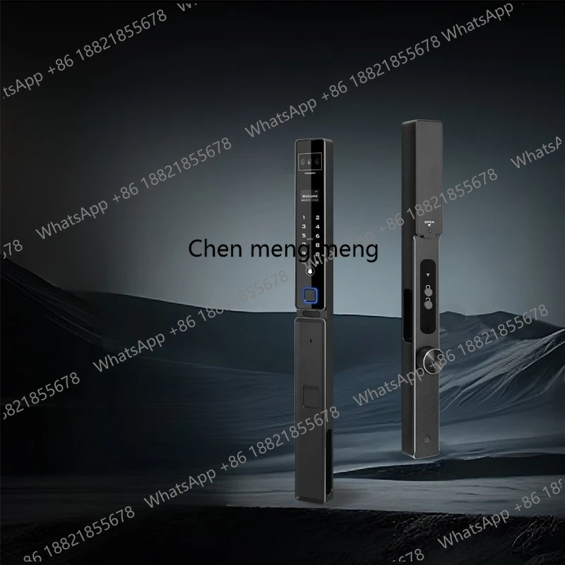 

Waterproof carved broken bridge aluminum fingerprint TTLOCK graffiti remote password electronic facial recognition smart lock