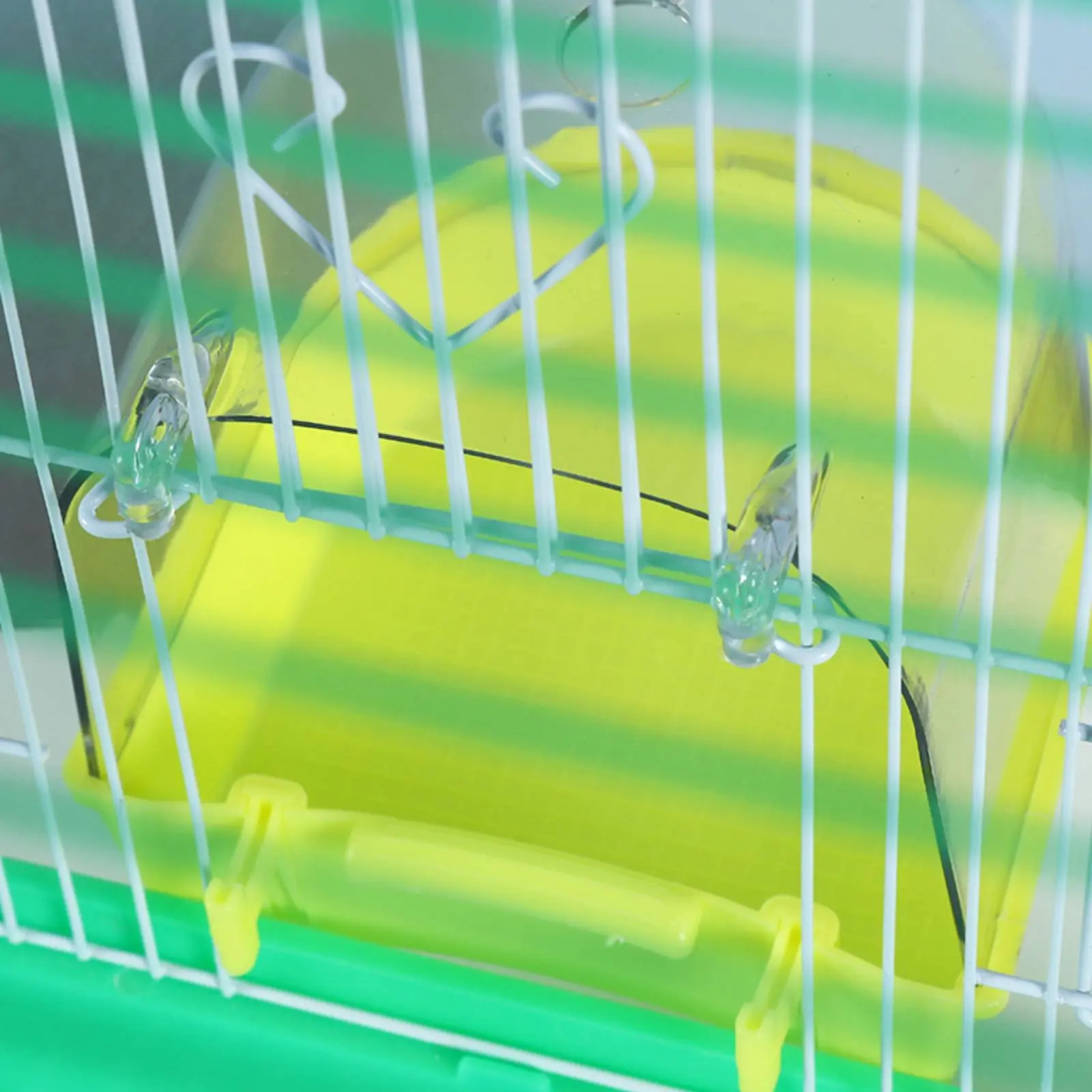Bird Bathing Box Easy to Install Bird Shower Box Enclosure Accessory Non Pet Supply Removable Drawer view 6