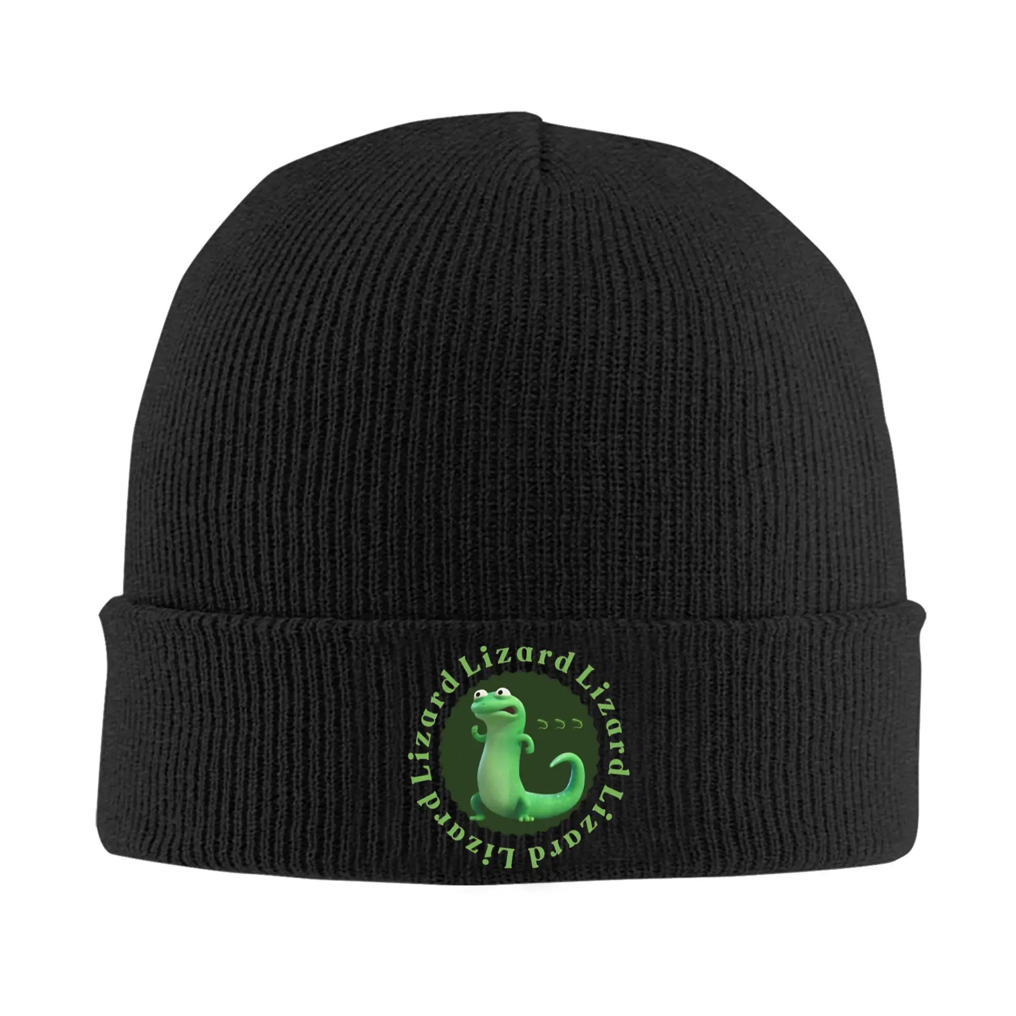 Tom Lizard Knitted Hat  Beanie Hats Outdoor Sport Elastic Female Male Bonnet Hats Autumn Design Cute Caps Birthday Gift