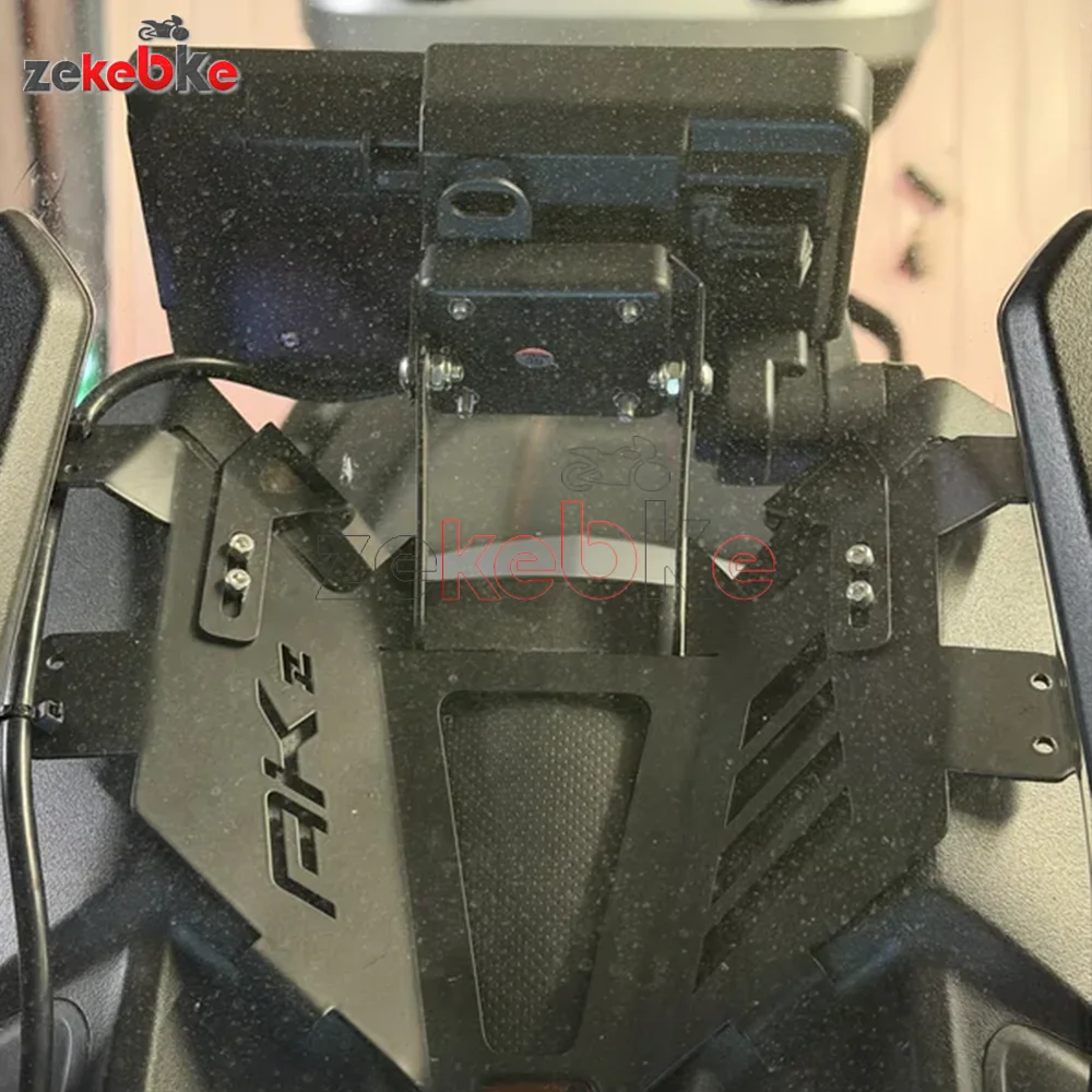 Motorcycle Windshield Mount Front Phone Stand Holder Phone GPS Navigaton Plate Bracket FOR KYMCO AK550 Ak550 Premium 2023-2026