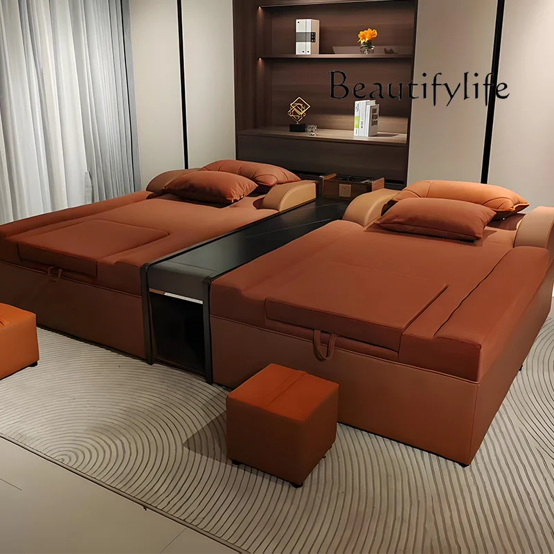 Foot bath sofa Electric foot massage integrated bed Beauty high-end sofa SPA chair can lie down