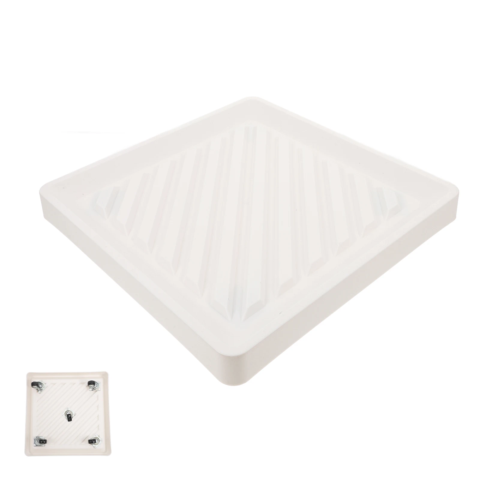 

Square Plant Tray With Wheels Heavy Duty Movable Dolly For Large Pots Rolling Base Garden Flower Plants Pot Saucer With Casters