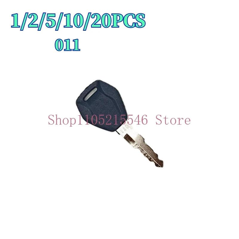1/2/5/10/20PCS Serial Number 011 Key New Style for Excavator FR60 75 80 150 220 260 330 360 Ignition Switch、door Opening Key