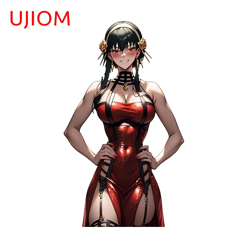UJIOM Yor Forger Seductive Girl Picture Wall Sticker Premium Design Unique Waterproof Decal Suitable For Veneer Sofa Wall Decor