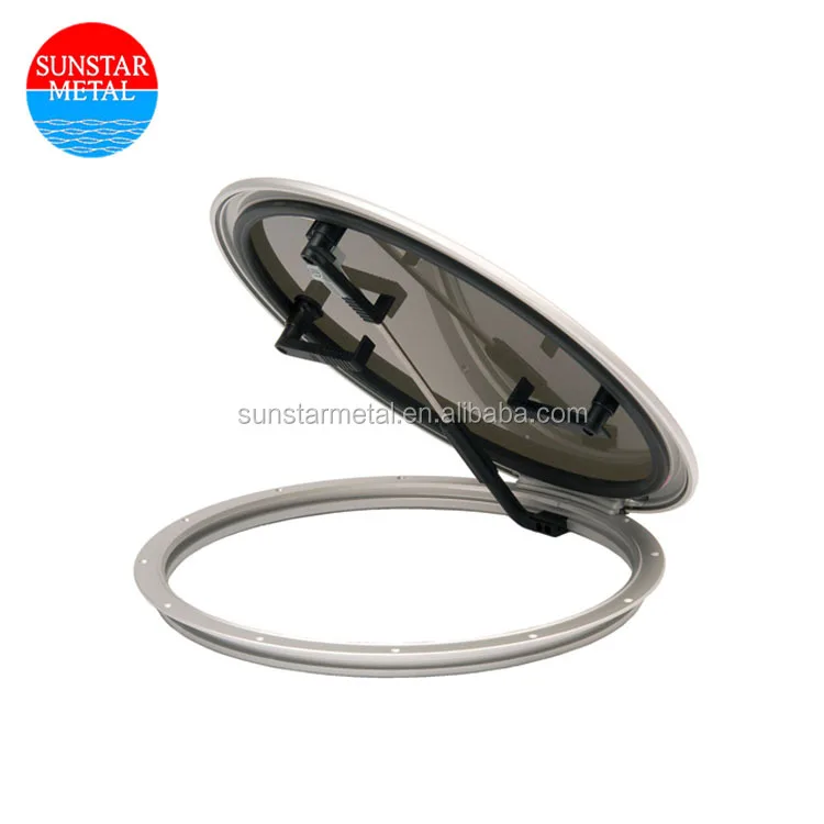 New Condition Aluminium Escape Deck Hatches Window for Marine Boat Watertight Design