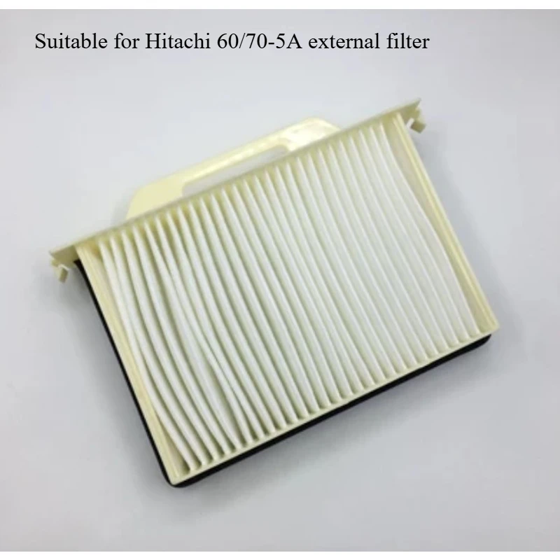 For Hitachi Excavator Accessories ZX60 70-5G -5A Air Conditioning Filter Cartridge Grid Air Conditioning Filter Cartridge