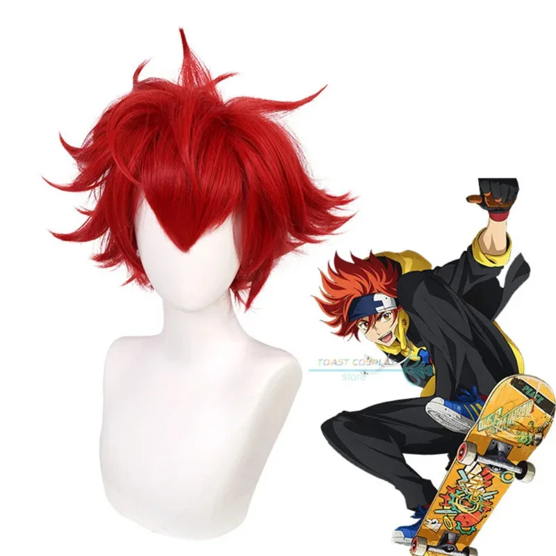 2025 12 أنيمي SK ثمانية كيان تأثيري حلي SK8 إنفينيتي ريكي معطف مقنع وتتسابق شعر مستعار مجموعة الرجال هالوين كرنفال البدلة