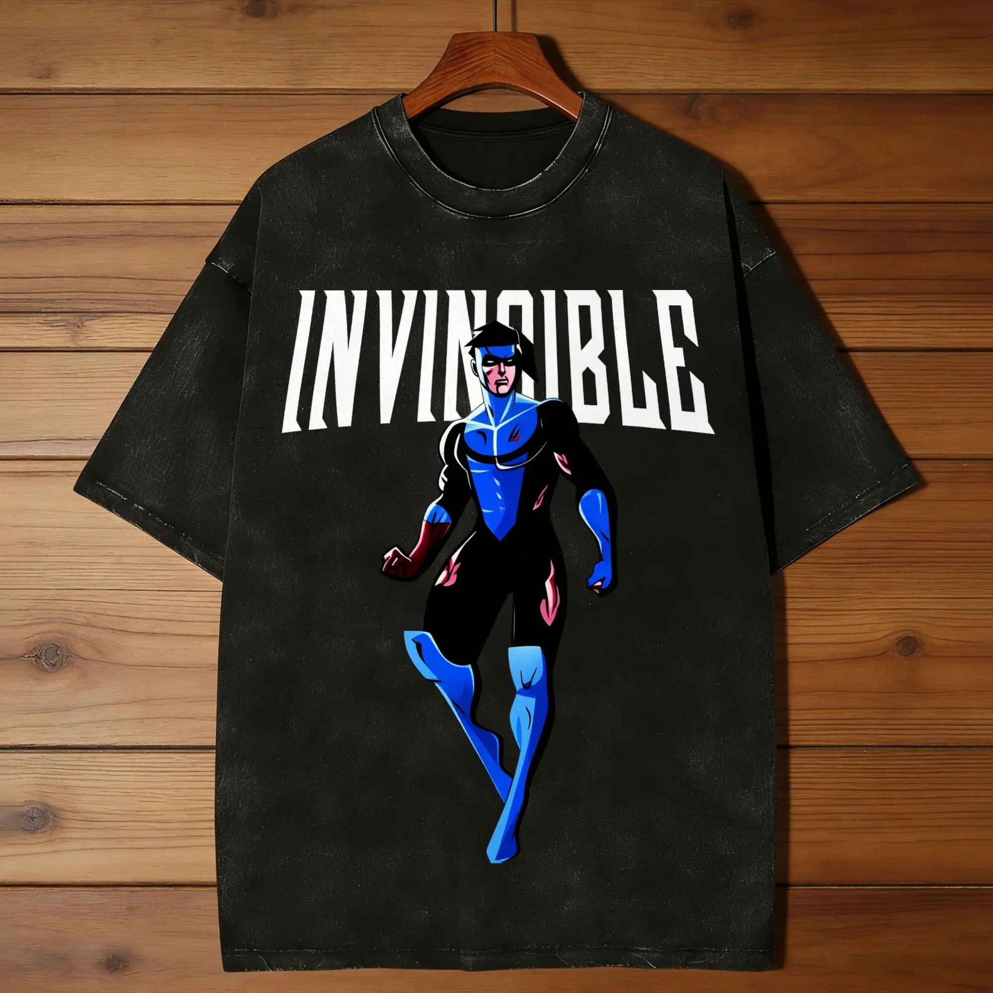 Invincible Mark Grayson T-Shirts Tees Beach Street Style Kurzarm-T-Shirt Rundhals Harajuku Casual T-Shirt Dropshipping