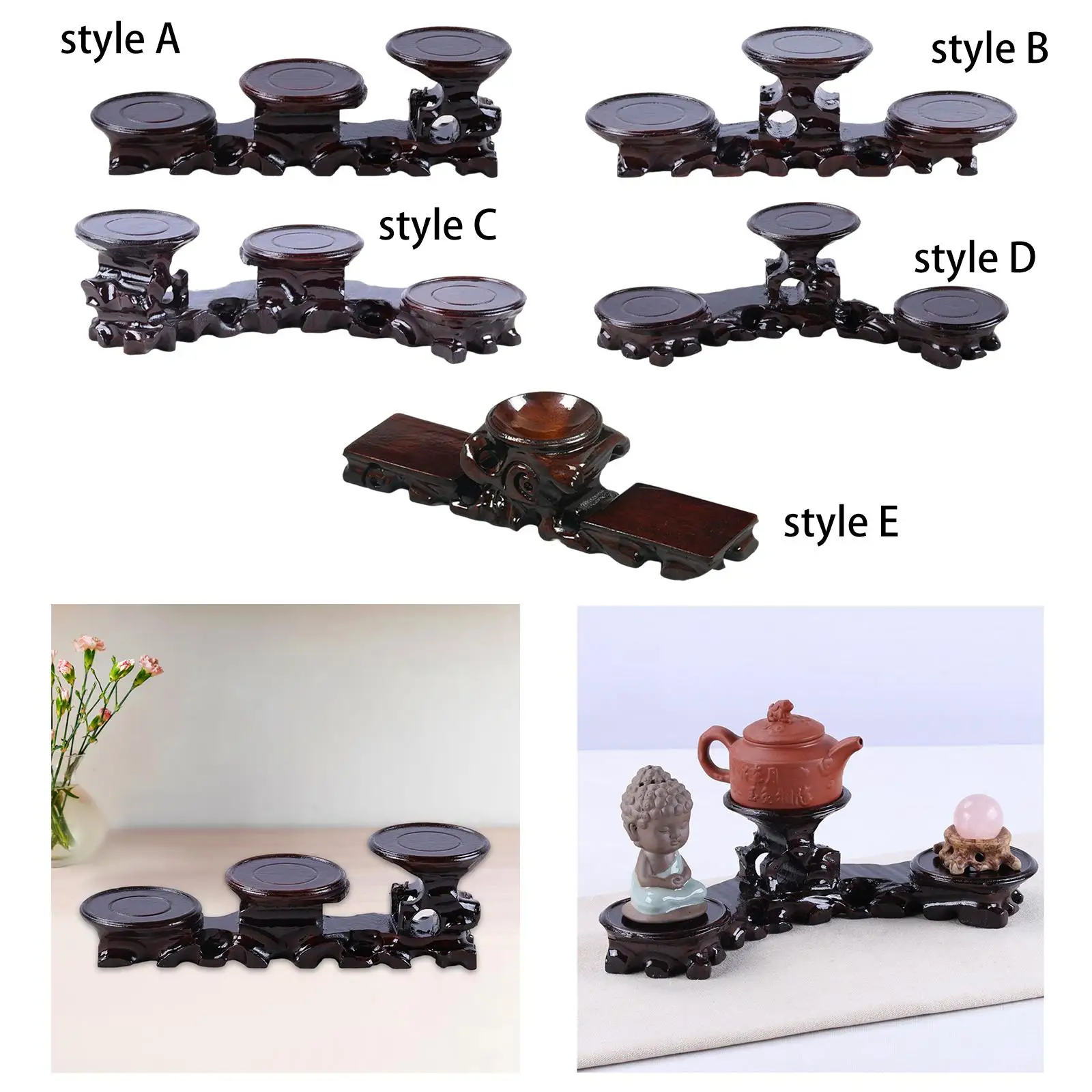 Bonsai Vase Rack Display Rack Decorative Decoration for Home Decoration