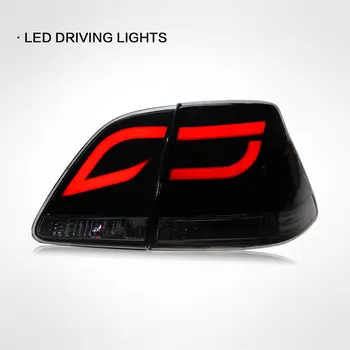 Sewiyolin LED zadní světla do auta pro Toyota Crown 12. generace 2003-2009, mlhová světla pro denní svícení, brzdová směrová světla, Plug and Play 10 nejlepší prodej Zadní světlo Toyota Crown - №3