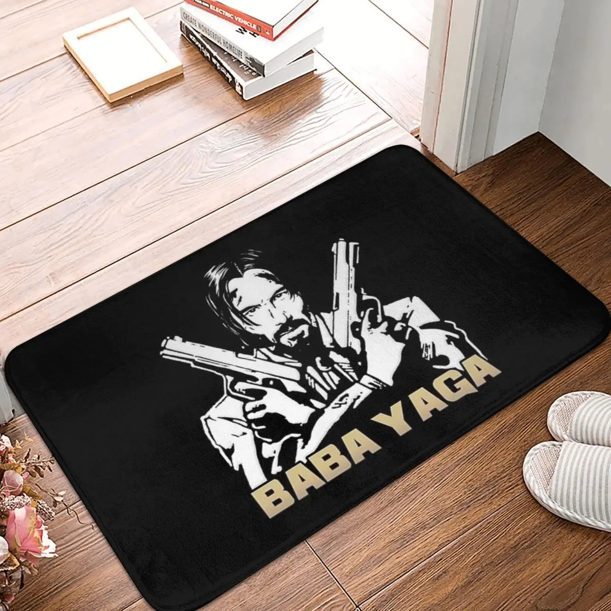 John Wick Baba Yaga 40x60cm Carpet Polyester Floor Mats Cute Style Durable Everyday