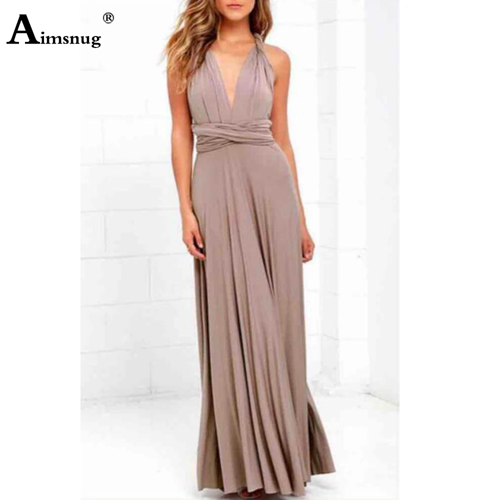 

Женское элегантное платье Aimsnug большого размера с V-образным вырезом, Короткое мини-платье, длинное женское платье, Новинка лета 2022, эластичн...