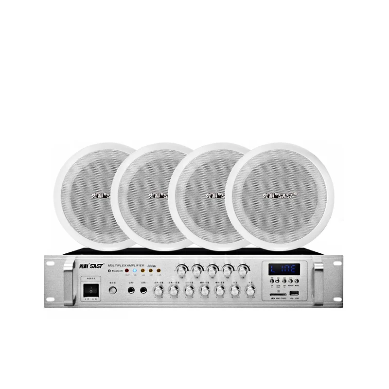 

Ceiling speaker, set, constant pressure, power amplifier, background music, ceiling, stereo, ceiling speaker