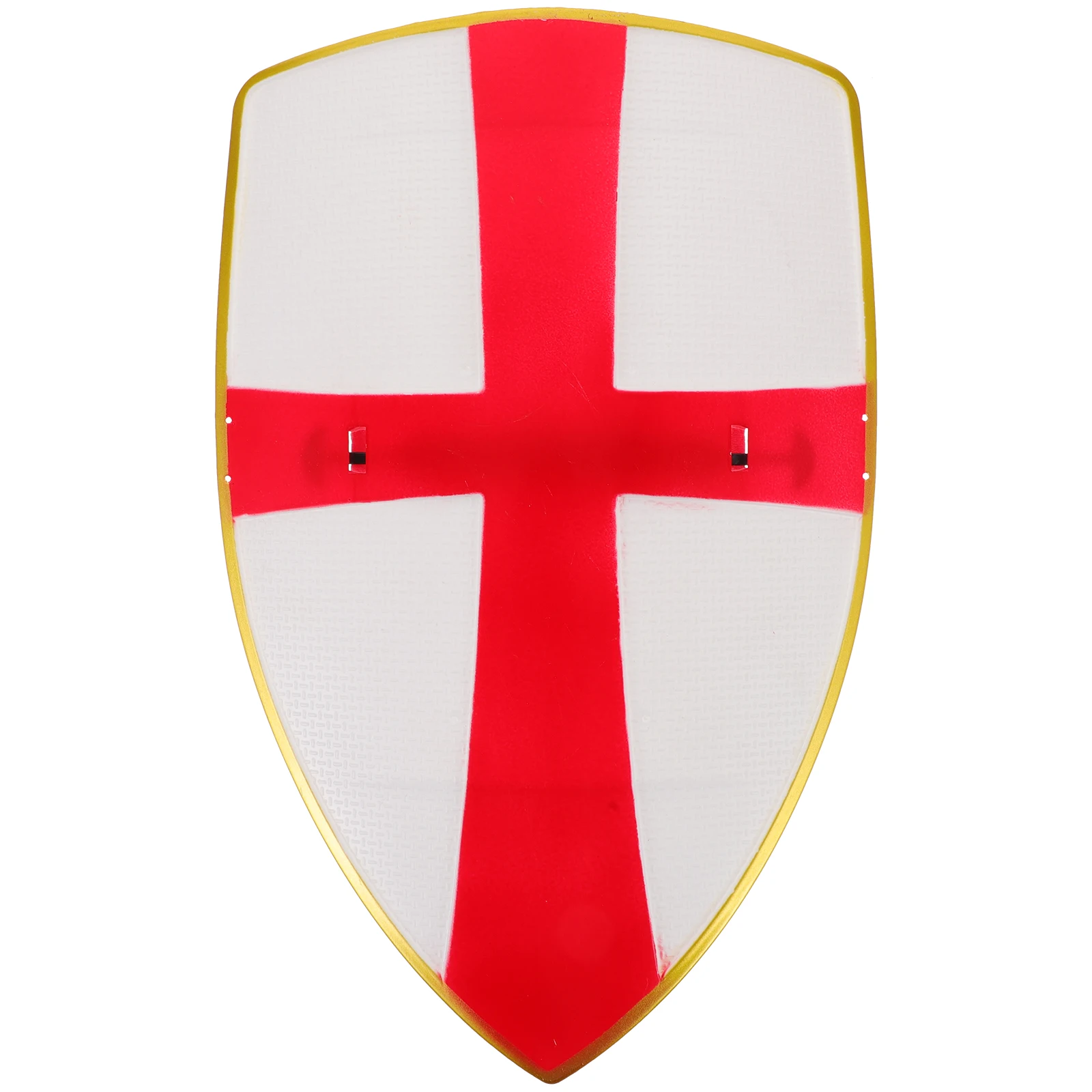 

1pc Toy Kids for Boys Medieval Children Plastic Decorative Toddler Party Small Shield Portable Shield Toys Role Props Red Color