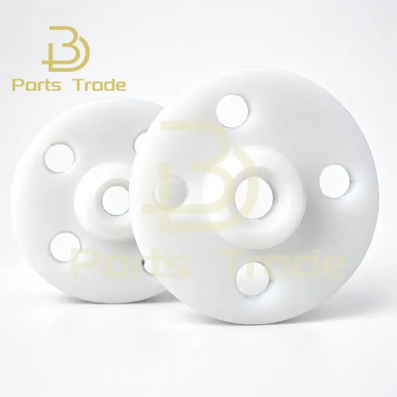 PVDF Integrated Flange Socket High Temp Resistant Pipe Butt Welding Flange Accessories Hot Melt Single Piece Flange