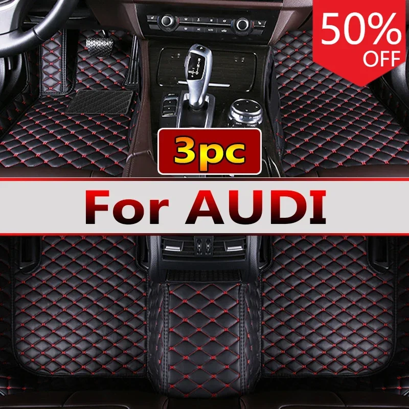 Car Floor Mat For A1(2door) A1(4door) A1A3 A3 Hatch A3 Sedan A3 Sport A4 A4 Avant A4 Conver A5 Sport A5(2door)  Car Accessories