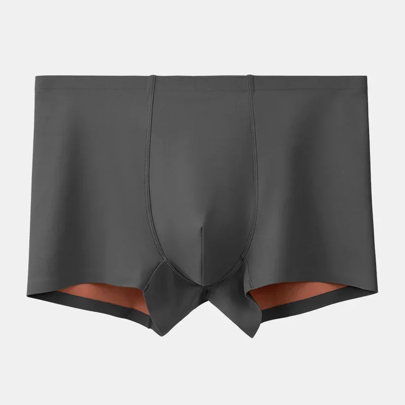 ملابس داخلية رجالية مريحة مزدوجة اللون 100S شعار العلامة التجارية قطرة الساق السراويل الملاكمين أغطية الرأس من البر الرئيسى للصين #5