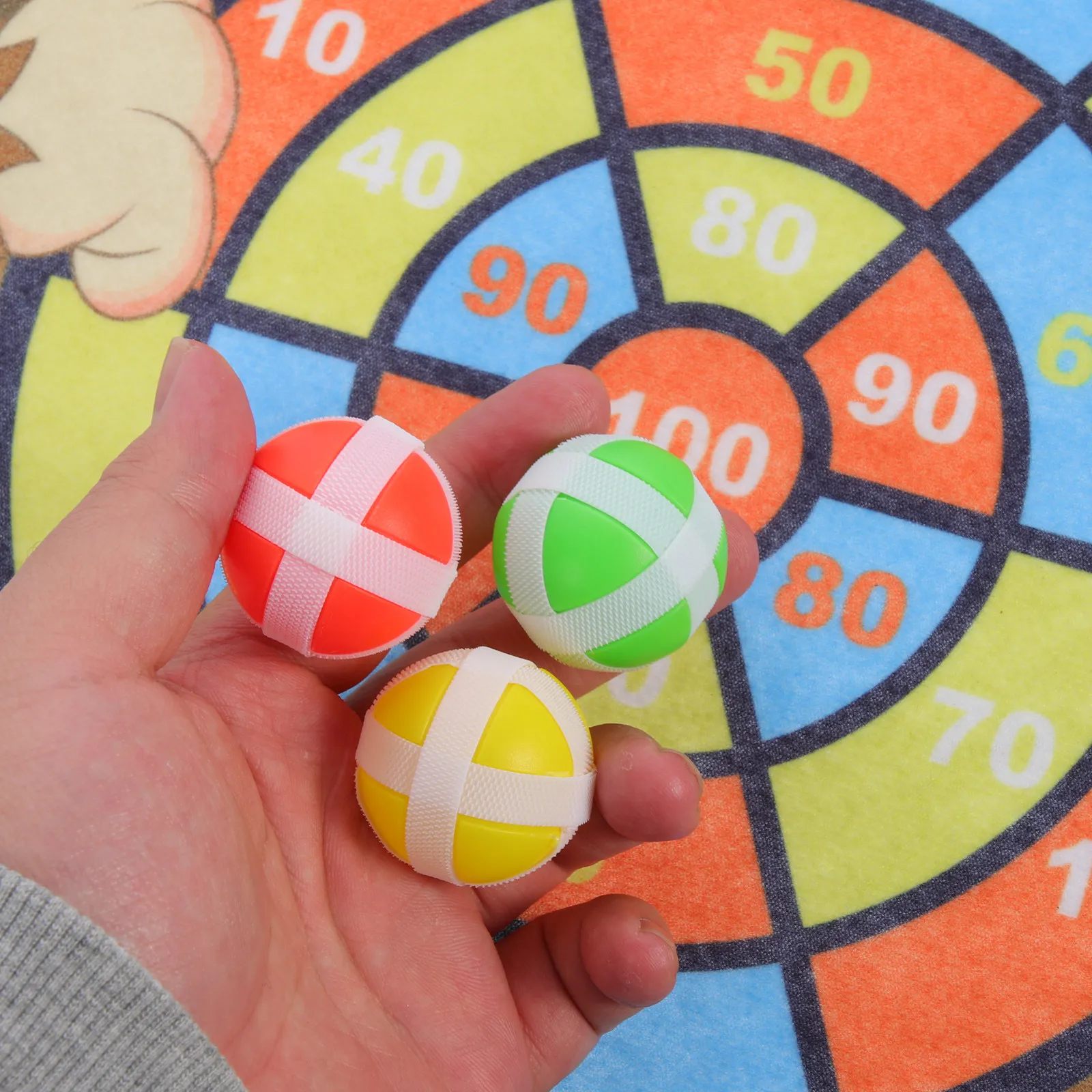 

Набор для игры в дартс с липкими шариками: мультяшный дизайн, для вечеринок в помещении, интерактивная настольная игра, игра с липкими шариками