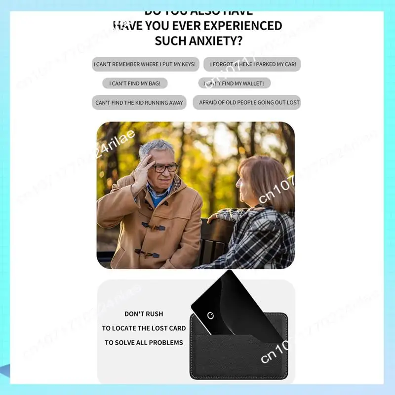 

A17Z Карта отслеживания местоположения с защитой от потери Ультратонкая карта беспроводного трекера с поддержкой беспроводной зарядки