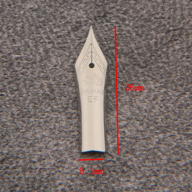 Jinhao 82ปากกาหมึกซึมปากกาสีเงิน EF M Bent ธุรกิจสำนักงานโรงเรียนปากกาเจล