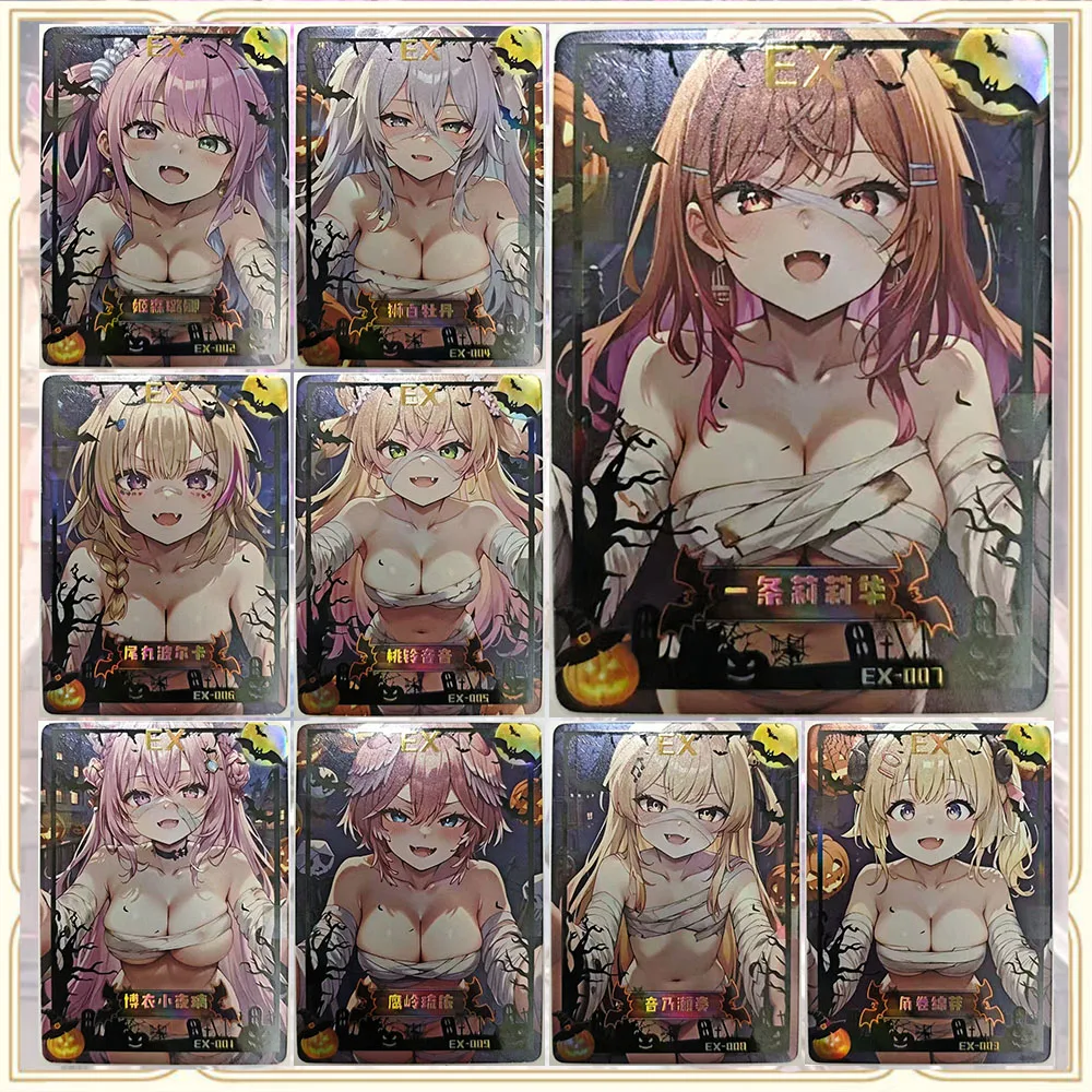 

Аниме История Богини EX Rikka Sakurajima Mai Yoimiya Yae Miko Nahida Премиум Вспышка Коллекционная карта Рождественский подарок на день рождения