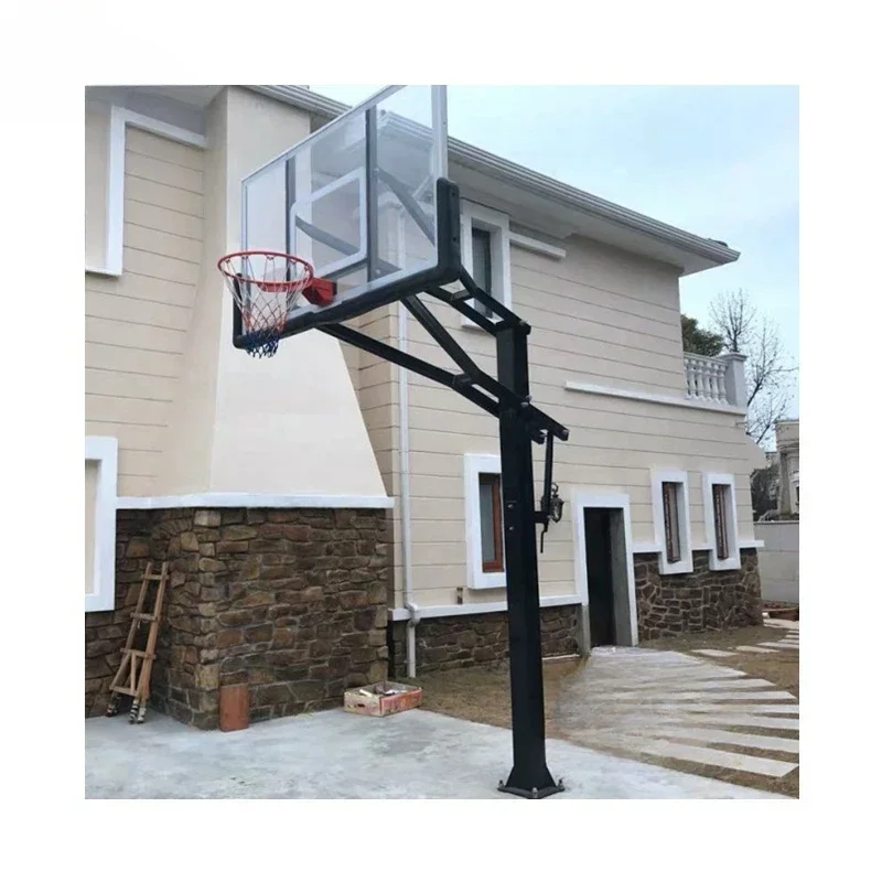 Supporto professionale per canestro da basket da terra regolabile per allenamento di basket