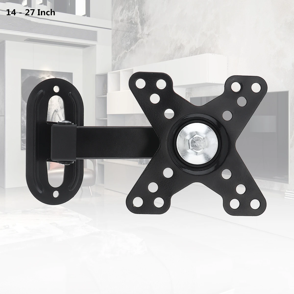 Universal 10KG Adjustable TV Wall Mount Bracket Flat Panel TV Frame Support 30 Degrees for 14-27 Inch LCD LED Monitor Flat Pan