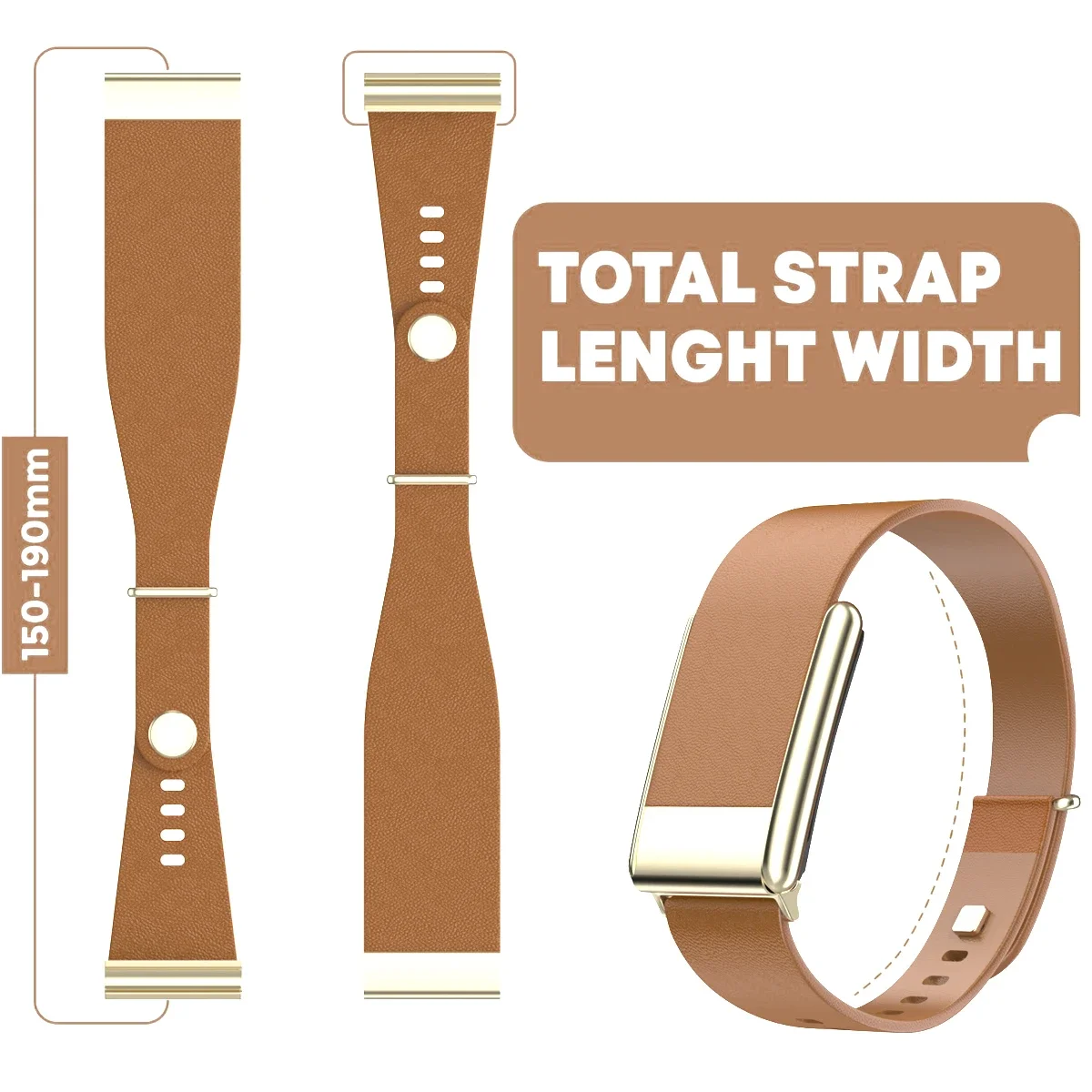 For Whoop 5.0/MG Vintage Leather Wristband With Metal Frame Multi Color Soft Adjustable Replacement Business Watch Strap